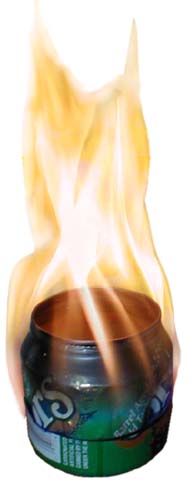 Big Flame - no pot on top