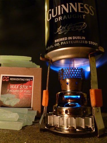 G-Micro PSL Wax Gasifier with Guinness Can