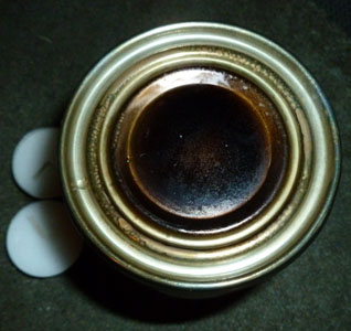 G-Micro PSL Wax Gasifier Tealight Candle Black Pot