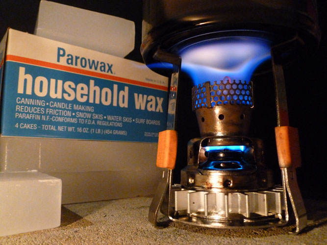 G-Micro PSL Wax Gasifier Burning Parowax