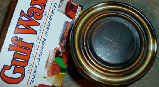 G-Micro PSL Wax Gasifier Blackened Pot from Gulf Wax