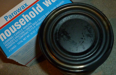 G-Micro PSL Wax Gasifier - Parowax Soot on Pot