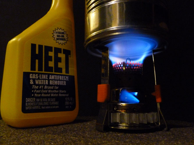 G-Micro PSL Wax Gasifier Burning HEET Methanol